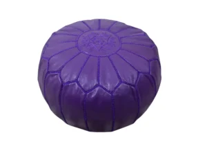 purple pouf ottoman-50x30 CM