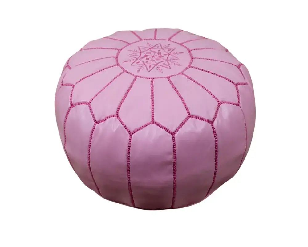 pink pouf- pink pouf ottoman 50X30 CM