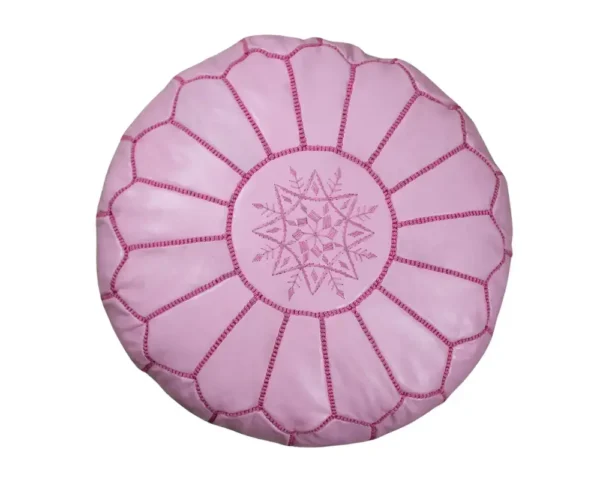 pink pouf- pink pouf ottoman 50X30 CM