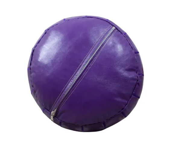 purple pouf ottoman-50x30 CM